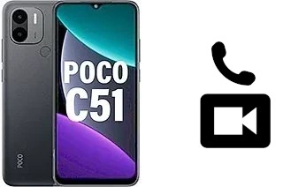 Making video calls with a Xiaomi Poco C51