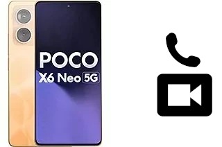 Making video calls with a Xiaomi Poco X6 Neo