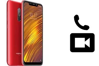 Making video calls with a Xiaomi Pocophone F1