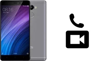 Making video calls with a Xiaomi Redmi 4 (China)