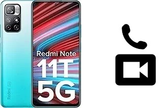 Making video calls with a Xiaomi Redmi Note 11T 5G