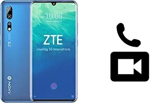 Making video calls with a ZTE Axon 10 Pro 5G