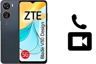 Making video calls with a ZTE Blade V50 Design