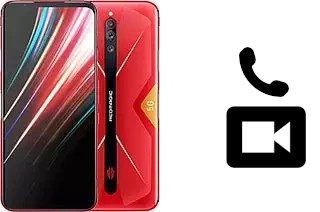 Making video calls with a ZTE nubia Red Magic 5G