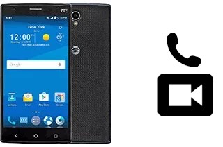 Making video calls with a ZTE Zmax 2