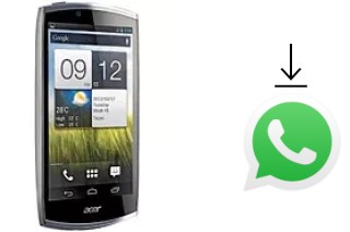 How to install WhatsApp in an Acer CloudMobile S500