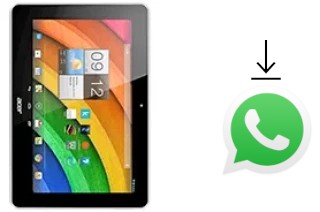 How to install WhatsApp in an Acer Iconia Tab A3