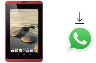 How to install WhatsApp in an Acer Iconia B1-721