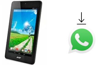 How to install WhatsApp in an Acer Iconia One 7 B1-730