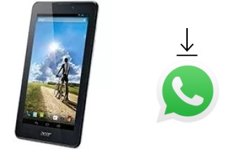 How to install WhatsApp in an Acer Iconia Tab 7 A1-713