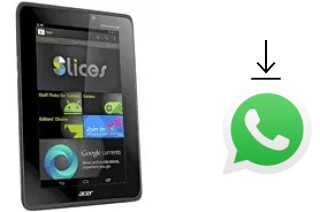 How to install WhatsApp in an Acer Iconia Tab A110