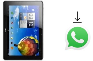 How to install WhatsApp in an Acer Iconia Tab A510