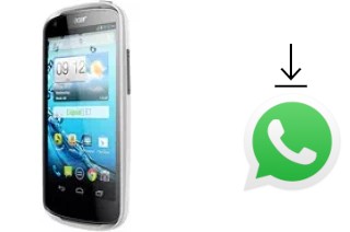 How to install WhatsApp in an Acer Liquid E1