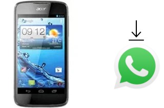 How to install WhatsApp in an Acer Liquid Gallant E350