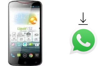 How to install WhatsApp in an Acer Liquid S2