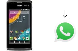 How to install WhatsApp in an Acer Liquid Z220