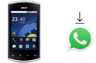 How to install WhatsApp in an Acer Liquid mini E310