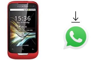 How to install WhatsApp in an alcatel OT-985