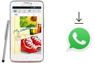 How to install WhatsApp in an alcatel One Touch Scribe Easy