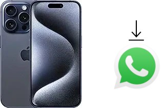 How to install WhatsApp in an Apple iPhone 15 Pro