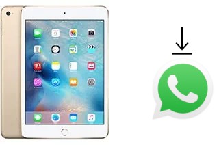 How to install WhatsApp in an Apple iPad mini 4