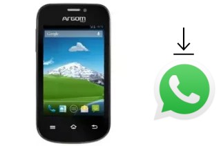 How to install WhatsApp in an Argom E310