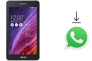 How to install WhatsApp in an Asus Fonepad 7 FE171CG