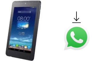 How to install WhatsApp in an Asus Fonepad 7