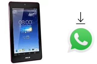 How to install WhatsApp in an Asus Memo Pad HD7 16 GB