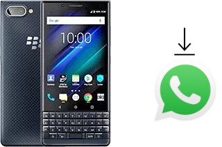 How to install WhatsApp in a BlackBerry KEY2 LE