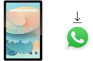 How to install WhatsApp in a Blackview Tab 11