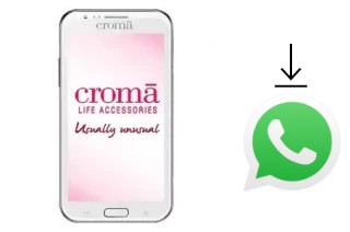 How to install WhatsApp in a Croma CRCB2094