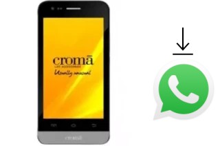 How to install WhatsApp in a Croma CRCB2129