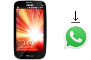 How to install WhatsApp in a Cross A20