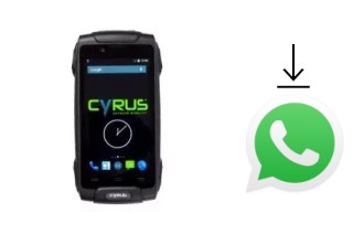 How to install WhatsApp in a Cyrus CS30