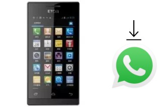 How to install WhatsApp in an Eton T850