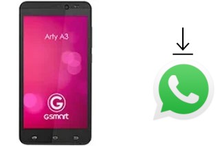 How to install WhatsApp in a Gigabyte GSmart Arty A3