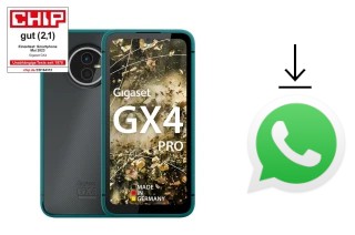 How to install WhatsApp in a Gigaset GX4 PRO