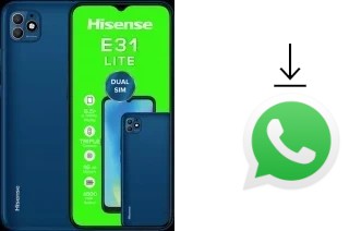 How to install WhatsApp in a HiSense E31 LITE