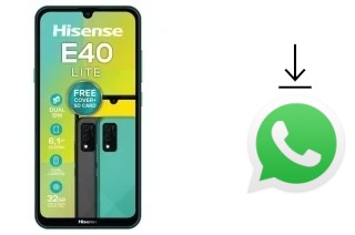 How to install WhatsApp in a HiSense E40 LITE