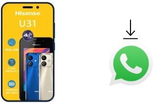 How to install WhatsApp in a HiSense U31