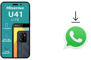 How to install WhatsApp in a HiSense U41 Lite