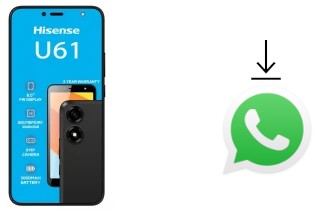 How to install WhatsApp in a HiSense U61