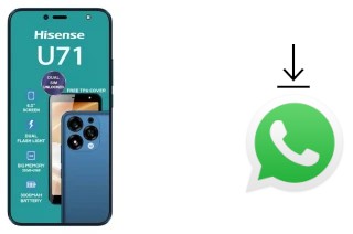 How to install WhatsApp in a HiSense U71