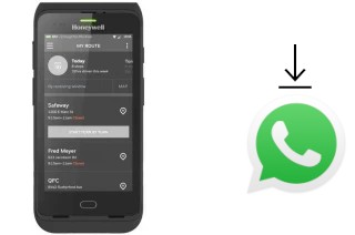 How to install WhatsApp in a Honeywell CT40