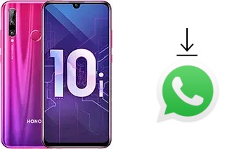 How to install WhatsApp in a Honor 10i