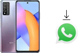 How to install WhatsApp in a Honor 10X Lite