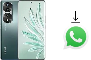 How to install WhatsApp in a Honor 70 Pro+