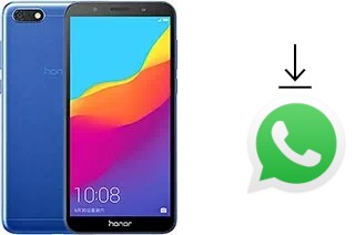 How to install WhatsApp in a Honor 7S