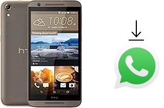 How to install WhatsApp in a HTC One E9s dual sim